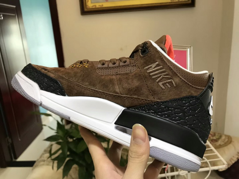 Authentic Air Jordan 3 JTH NRG Tinker“brown black”